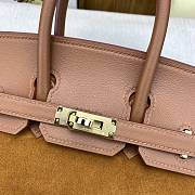 Okify Hermes Birkin Grizzly 25 Bag Golden Brown - 2