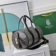 Okify Goyard Barrel Bag Black 40x23x23cm - 3