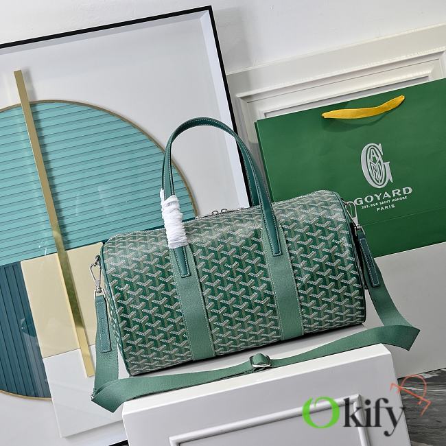 Okify Goyard Barrel Bag Green 40x23x23cm - 1