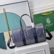 Okify Goyard Barrel Bag Blue 40x23x23cm - 3