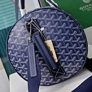 Okify Goyard Barrel Bag Blue 40x23x23cm - 2
