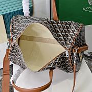 Okify Goyard Barrel Bag Black And Brown 40x23x23cm - 4