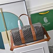 Okify Goyard Barrel Bag Black And Brown 40x23x23cm - 1