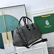 Okify Goyard Boston 50 Bag Black 48x25x25cm - 6