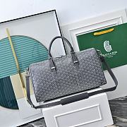 Okify Goyard Boston 50 Bag Gray 48x25x25cm - 3