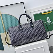 Okify Goyard Boston 50 Bag Dark Blue 48x25x25cm - 1