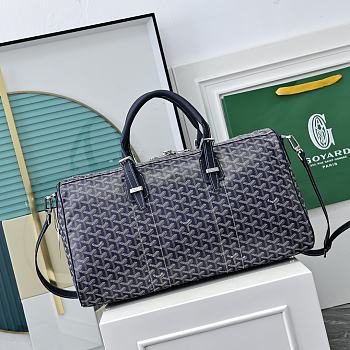 Okify Goyard Boston 50 Bag Dark Blue 48x25x25cm