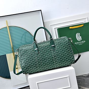 Okify Goyard Boston 50 Bag Green 48x25x25cm
