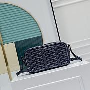 Okify Goyard Cap-Vert PM Bag Dark Blue 23x14x8cm - 3