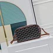 Okify Goyard Cap-Vert PM Bag Black And Brown 23x14x8cm - 4