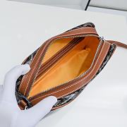 Okify Goyard Cap-Vert PM Bag Black And Brown 23x14x8cm - 5