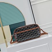 Okify Goyard Cap-Vert PM Bag Black And Brown 23x14x8cm - 1