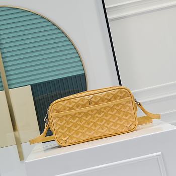 Okify Goyard Cap-Vert PM Bag Yellow 23x14x8cm