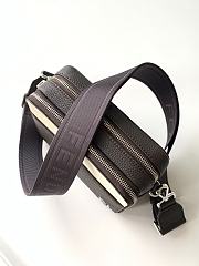 Okify Fendi Camera Case Bag Dark Brown 18x14x8cm - 6