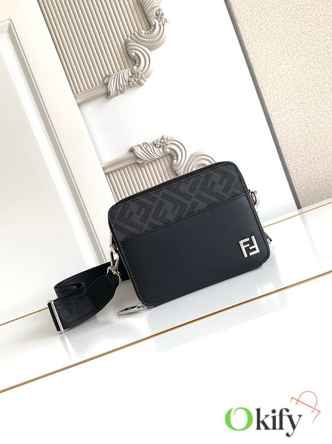 Okify Fendi Camera Case Bag Black 18x14x8cm - 1