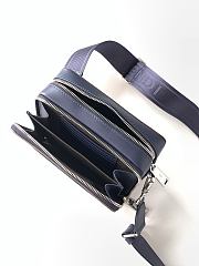 Okify Fendi Camera Case Bag Dark Blue 18x14x8cm - 5