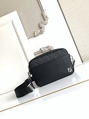 Okify Fendi Camera Case Bag Black 22x15x5cm - 1