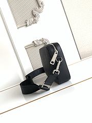 Okify Fendi Diagonal Camera Case Bag Black 22x15x5cm - 2