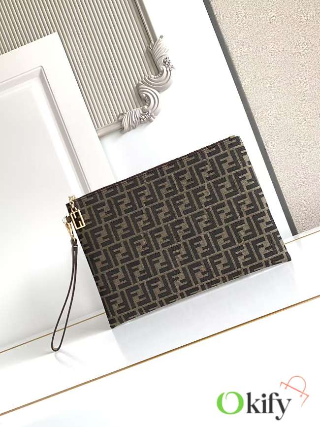 Okify Fendi Flat Baguette Pouch Large 34x23cm - 1