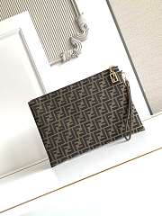Okify Fendi Flat Baguette Pouch Large 34x23cm - 3