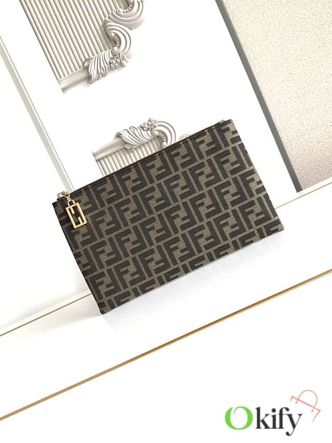 Okify Fendi Flat Baguette Pouch Small 28x17cm - 1