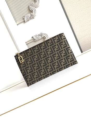 Okify Fendi Flat Baguette Pouch Small 28x17cm