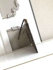 Okify Fendi FF Jacquard Flat Pouch Large Brown 35x25cm - 3