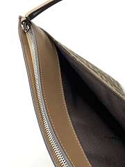 Okify Fendi FF Jacquard Flat Pouch Large Brown 35x25cm - 5