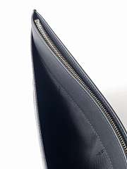 Okify Fendi FF Jacquard Flat Pouch Large Black 35x25cm - 5