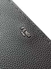 Okify Fendi Selleria Flat Pouch Medium Black 30x20cm - 2