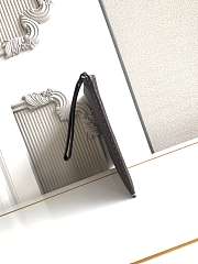 Okify Fendi Selleria Flat Pouch Medium Dark Brown 30x20cm - 6