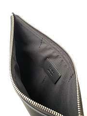 Okify Fendi Monster Eyes Flat Pouch Medium Black 30x20cm - 4