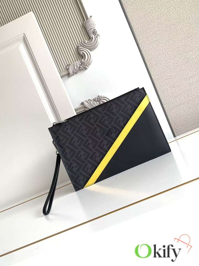 Okify Fendi Diagonal Flat Pouch Medium 30x20cm  - 1