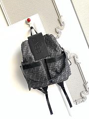 Okify Fendi Strike FF Black Backpack 41x31x16cm  - 4