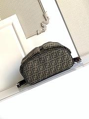 Okify Fendi Strike FF Brown Backpack 41x31x16cm  - 4