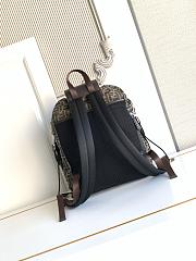 Okify Fendi Strike FF Brown Backpack 41x31x16cm  - 3
