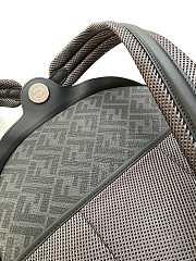 Okify Fendi Chiodo Diagonal Black Backpack 43x33x14cm - 3