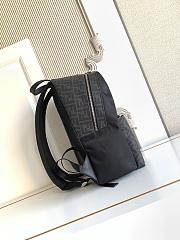 Okify Fendi Diagonal Black Backpack 38x32x12cm - 5