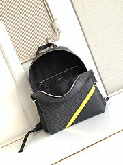 Okify Fendi Diagonal Black Backpack 38x32x12cm - 2