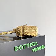 Okify Bottega Veneta Bang Bang Vanity Case Bag Gold 22x12.5x5cm - 6