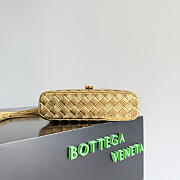 Okify Bottega Veneta Bang Bang Vanity Case Bag Gold 22x12.5x5cm - 5