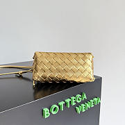 Okify Bottega Veneta Concert Pouch Bag Gold 18.5x11.5x8.5cm - 6