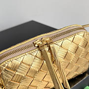 Okify Bottega Veneta Concert Pouch Bag Gold 18.5x11.5x8.5cm - 3