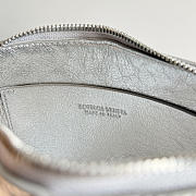Okify Bottega Veneta Concert Pouch Bag Silver 18.5x11.5x8.5cm - 3