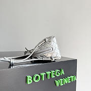 Okify Bottega Veneta Concert Pouch Bag Silver 18.5x11.5x8.5cm - 4