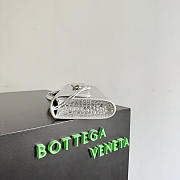 Okify Bottega Veneta Andiamo Clutch Bag Silver Crocodile 31x13x3cm - 3