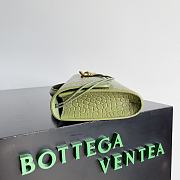 Okify Bottega Veneta Andiamo Clutch Bag Green Matcha Crocodile 31x13x3cm - 6