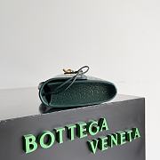 Okify Bottega Veneta Andiamo Clutch Bag Dark Green Crocodile 31x13x3cm - 4