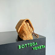 Okify Bottega Veneta Giorno Bag Brown Suede 33x19x8cm - 2