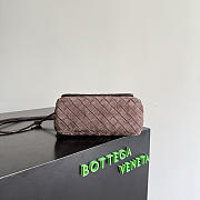 Okify Bottega Veneta Notturno Bag Dark Brown Suede 21x11x9cm - 3